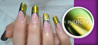 Indigo Nails Illumination par Christine Lawniczak pour Sensationail